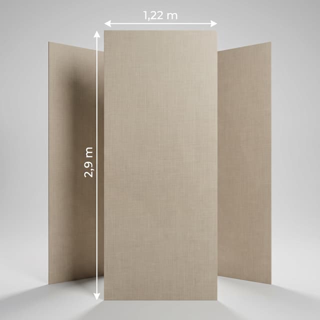 PVC BOARD - FABRIC WHITE — PVC & accessoires