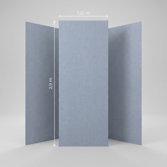 PVC BOARD - FABRIC BLEU — PVC & accessoires