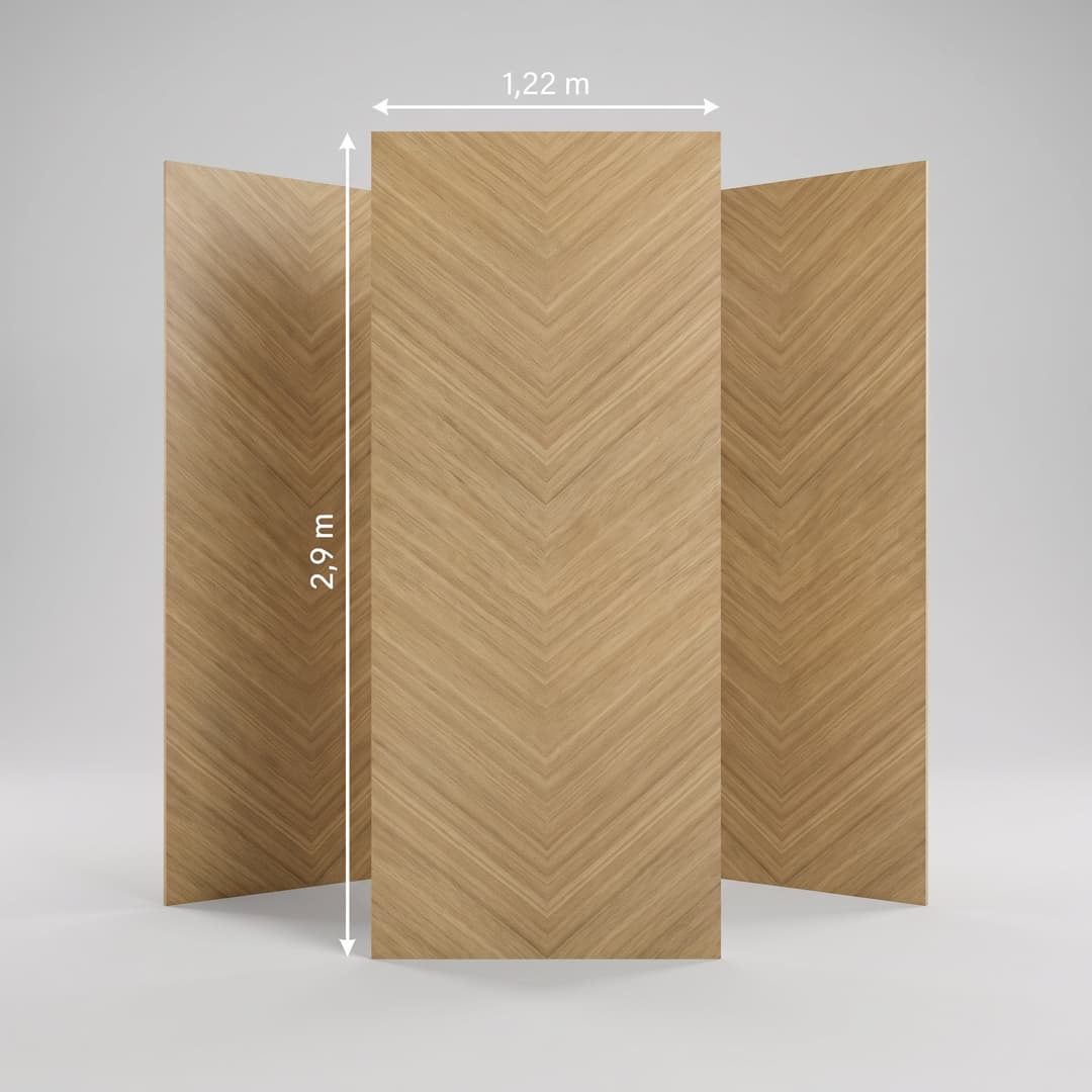 PVC BOARD - CHEVRON CHIN — PVC & accessoires 8 mm × 1220 × 2900 mm