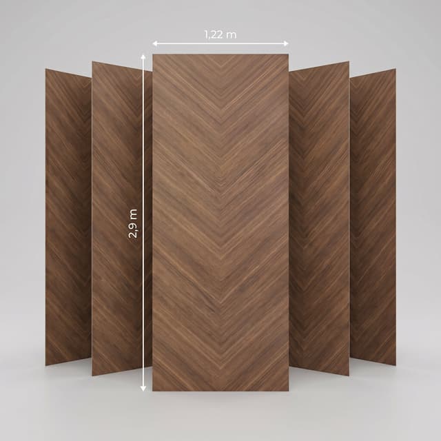 PVC BOARD - CHEVRON NOYER SOMBRE — PVC & accessoires